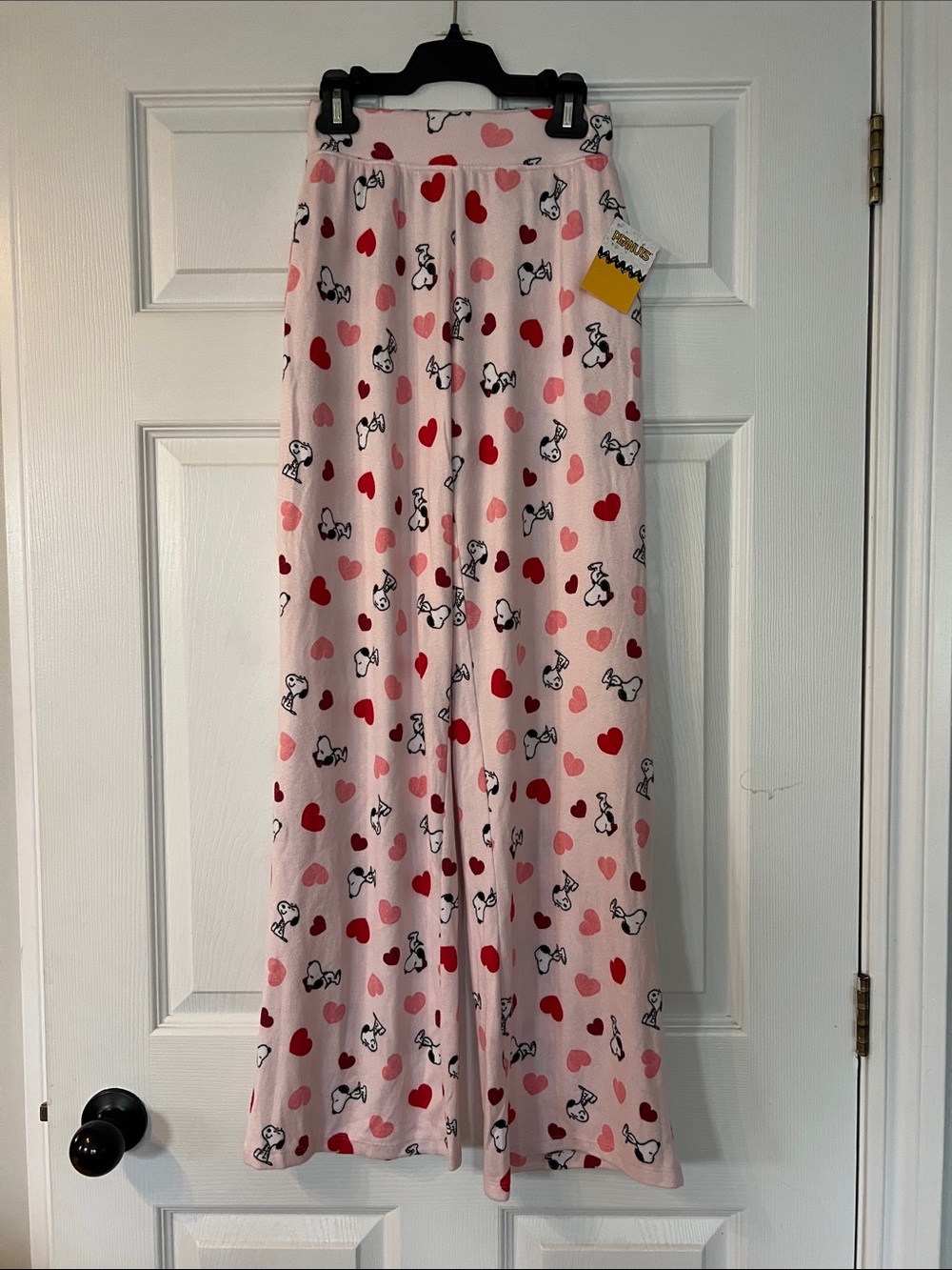 Peanuts Pink Heart & Snoopy Print Girls' Joggers